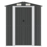 Vidaxl Garden Shed 192x274x223 cm galwanizowany stalowy antracyt -