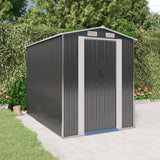 Vidaxl Garden Shed 192x274x223 cm galwanizowany stalowy antracyt -