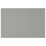 Vidaxl verzwaringsdeken 120x180 cm 5 kg stof grijs