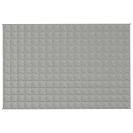 Vidaxl verzwaringsdeken 120x180 cm 5 kg stof grijs