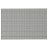 Vidaxl verzwaringsdeken 120x180 cm 9 kg stof grijs