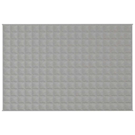 Vidaxl verzwaringsdeken 120x180 cm 9 kg stof grijs