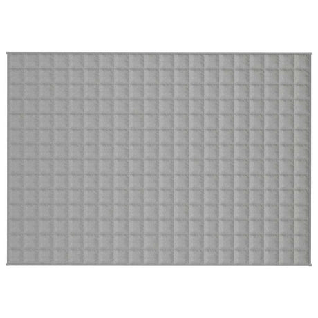 Vidaxl verzwaringsdeken 138x200 cm 6 kg stof grijs