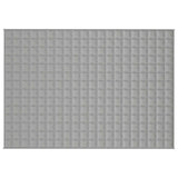 Vidaxl verzwaringsdeken 138x200 cm 10 kg stof grijs