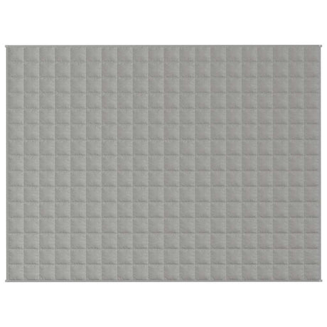 Vidaxl verzwaringsdeken 150x200 cm 7 kg stof grijs