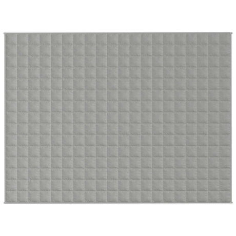 Vidaxl verzwaringsdeken 150x200 cm 11 kg stof grijs