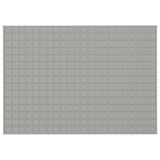 Vidaxl verzwaringsdeken 155x220 cm 11 kg stof grijs