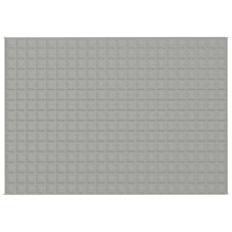 Vidaxl verzwaringsdeken 155x220 cm 11 kg stof grijs