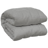 VidaXL Weakage blanket 200x200 cm 13 kg of fabric gray