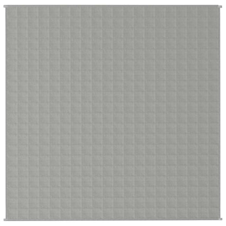 Vidaxl verzwaringsdeken 200x200 cm 13 kg stof grijs