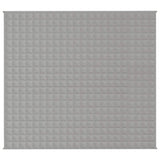 Vidaxl verzwaringsdeken 200x225 cm 13 kg stof grijs
