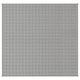 Vidaxl verzwaringsdeken 220x235 cm 15 kg stof grijs