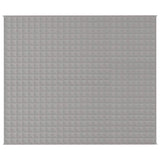 Vidaxl verzwaringsdeken 220x260 cm 11 kg stof grijs