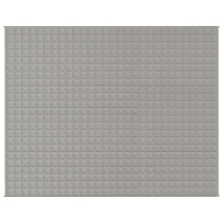 Vidaxl verzwaringsdeken 235x290 cm 15 kg stof grijs