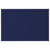 Vidaxl verzwaringsdeken 120x180 cm 5 kg stof blauw