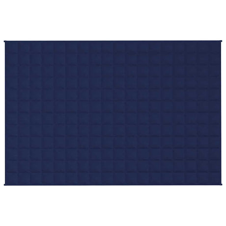 Vidaxl verzwaringsdeken 120x180 cm 5 kg stof blauw