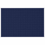 Vidaxl verzwaringsdeken 120x180 cm 9 kg stof blauw