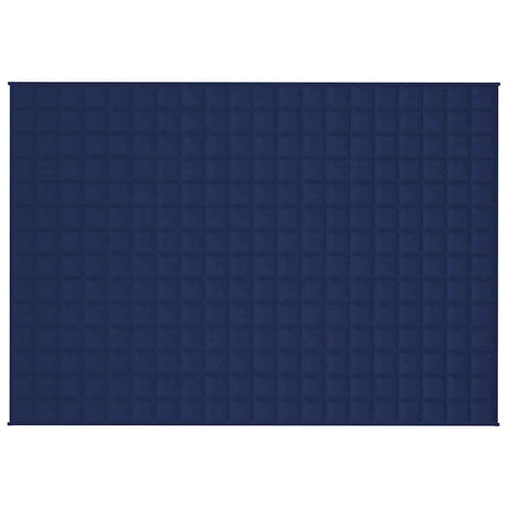 Vidaxl verzwaringsdeken 138x200 cm 6 kg stof blauw