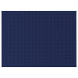 Vidaxl verzwaringsdeken 150x200 cm 7 kg stof blauw
