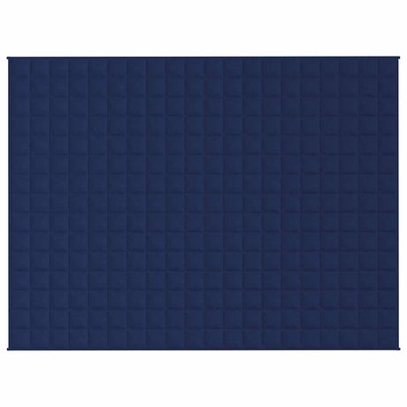 Vidaxl verzwaringsdeken 150x200 cm 11 kg stof blauw