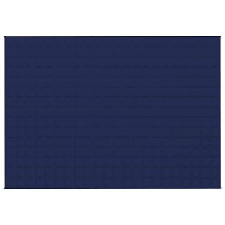 Vidaxl verzwaringsdeken 155x220 cm 7 kg stof blauw