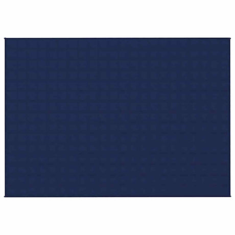 Vidaxl verzwaringsdeken 155x220 cm 11 kg stof blauw