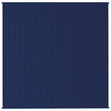 Vidaxl verzwaringsdeken 200x200 cm 13 kg stof blauw