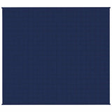 Vidaxl verzwaringsdeken 200x225 cm 9 kg stof blauw