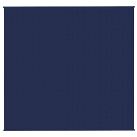 Vidaxl verzwaringsdeken 220x235 cm 15 kg stof blauw