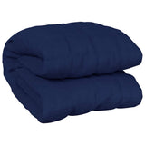 Vidaxl verzwaringsdeken 220x260 cm 15 kg stof blauw