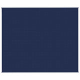 Vidaxl verzwaringsdeken 220x260 cm 15 kg stof blauw