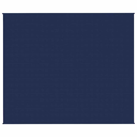 Vidaxl verzwaringsdeken 220x260 cm 15 kg stof blauw