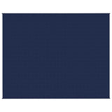 Vidaxl verzwaringsdeken 235x290 cm 15 kg stof blauw