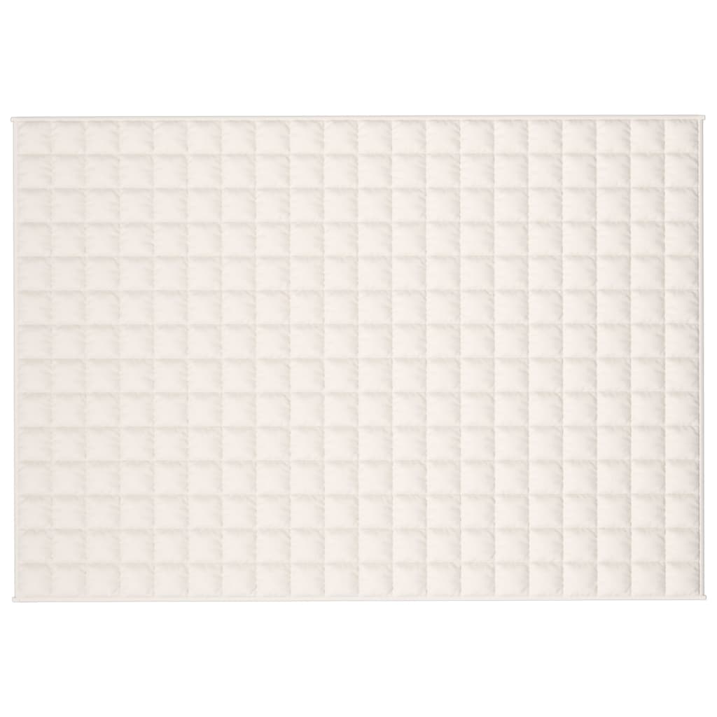 Vidaxl schwache Decke 138x200 cm 6 kg Stofflampencreme -Colored