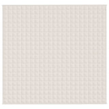 Vidaxl Svage tæppe 220x235 cm 11 kg stof Lys creme -farvet