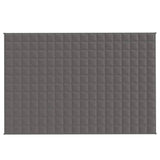 Vidaxl verzwaringsdeken 120x180 cm 5 kg stof grijs