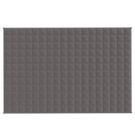 Vidaxl verzwaringsdeken 120x180 cm 9 kg stof grijs