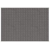 Vidaxl verzwaringsdeken 150x200 cm 7 kg stof grijs