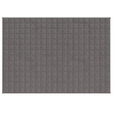 Vidaxl verzwaringsdeken 150x200 cm 11 kg stof grijs