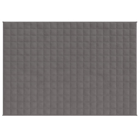 Vidaxl verzwaringsdeken 150x200 cm 11 kg stof grijs
