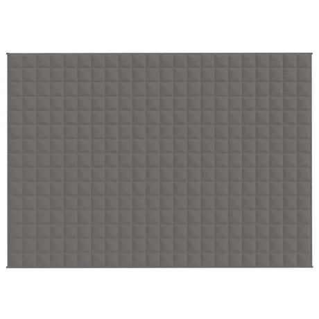 Vidaxl verzwaringsdeken 155x220 cm 7 kg stof grijs