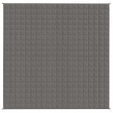 Vidaxl verzwaringsdeken 200x200 cm 13 kg stof grijs