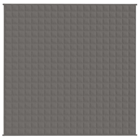 Vidaxl verzwaringsdeken 200x200 cm 13 kg stof grijs