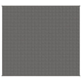 Vidaxl verzwaringsdeken 200x225 cm 9 kg stof grijs