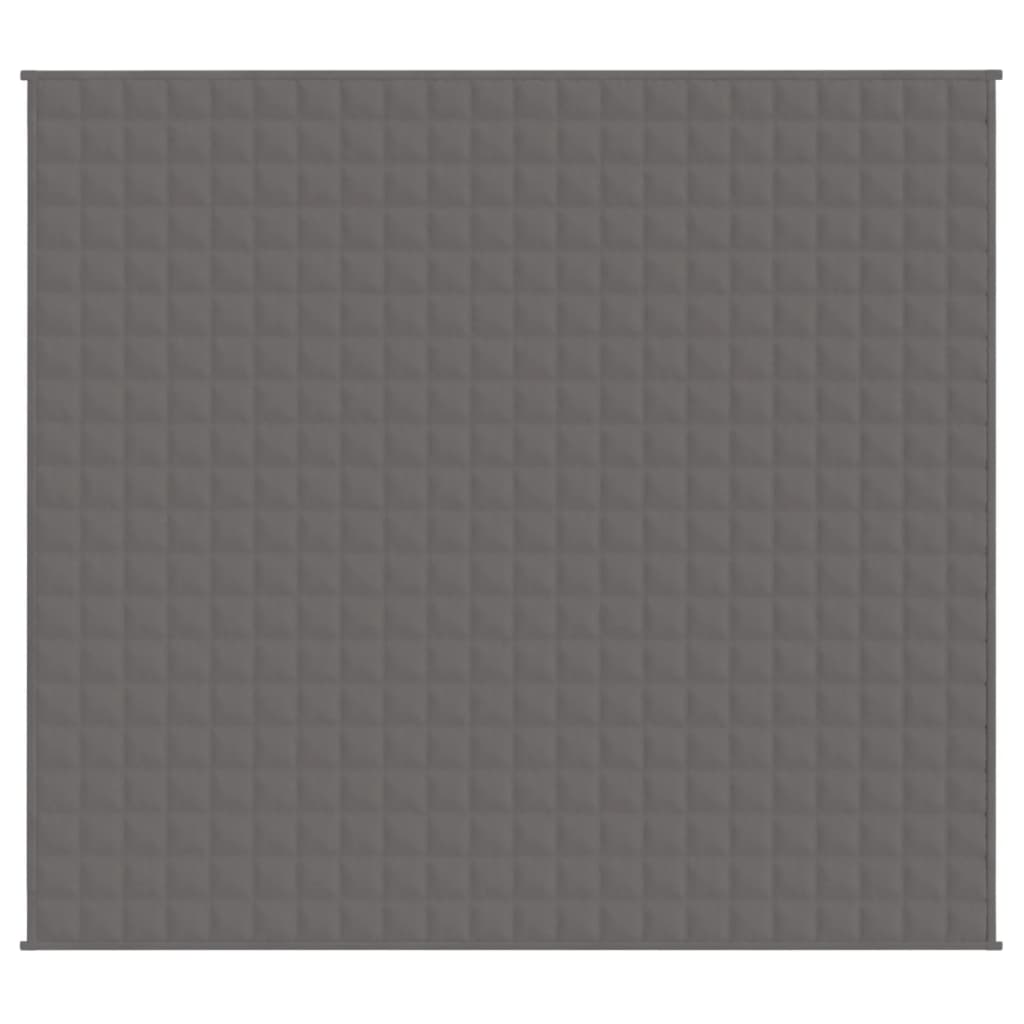 VIDAXL FAIBLAGE COUVERTURE 200X225 cm 9 kg de gris de tissu