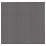 Vidaxl verzwaringsdeken 220x235 cm 11 kg stof grijs