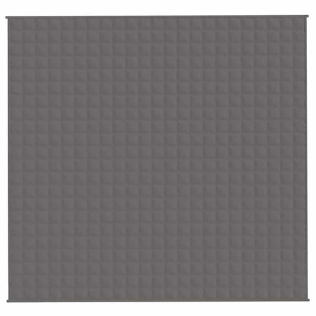 Vidaxl verzwaringsdeken 220x235 cm 11 kg stof grijs