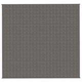 Vidaxl verzwaringsdeken 220x235 cm 15 kg stof grijs