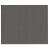 Vidaxl verzwaringsdeken 220x260 cm 11 kg stof grijs