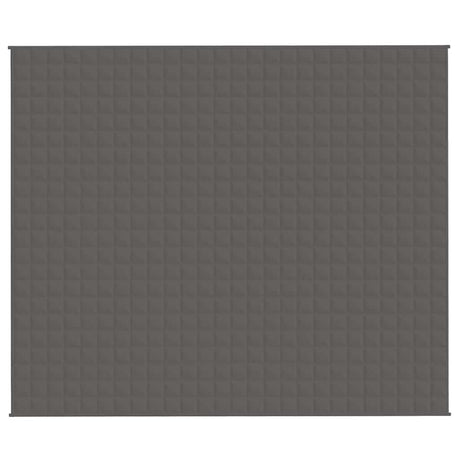 Vidaxl verzwaringsdeken 220x260 cm 11 kg stof grijs